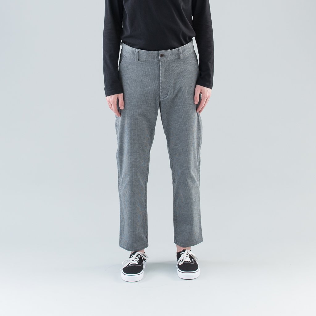 OUTSEAM TROUSERS - GREY CORDUROY