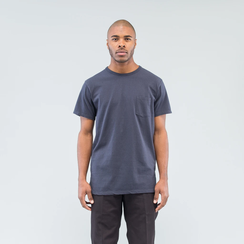 DWELLER S/S TEE COTTON JERSEY HEAVY WEIGHT - CHARCOAL