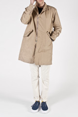 nonnative Traveler Coat - Poly Tafeta w/ GORE-TEX® PACLITE 2.5L Beige